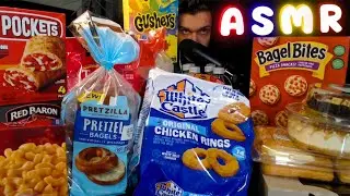 ASMR Eating Gushers & Walmart Food Haul (Chewing Sounds & Rambling)