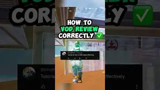How to VOD Review Correctly ✅ #fortnitetips #vodreview #fortniteshorts #howtogetbetteratfortnite