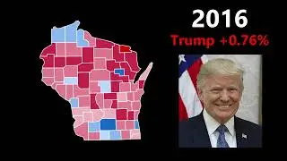 How Wisconsin has voted in Each Presidential Election | Visualized!