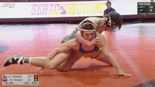 149lbs Caleb Henson(Virginia Tech) vs Tyler Badgett (Pitt)