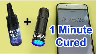 LED UV Resin cure in ONLY 1 MINUTE