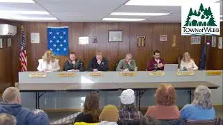January 2nd, 2026 Town of Webb Organizational Meeting