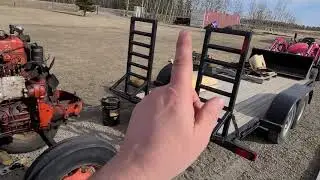 DIY drag harrow lift.