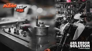 KTM Duke 390 ABS Error Fix | DIY | Motoblazer Highlander