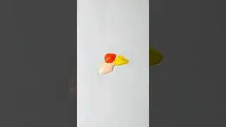 Orange+Yellow+Peach=? #thedreamdesign #shorts #viral #colourmixing
