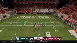 Michigan State vs Virginia Tech 2nd Half