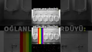 Oğlanlar və Qızların G&ouml;rd&uuml;kləri arasındakı bəzi fərqlər #rufatruflix #shorts