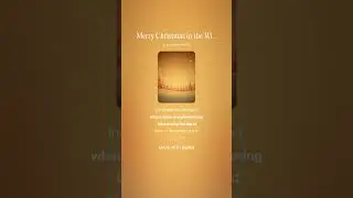Merry Christmas in the Winter Wonderland