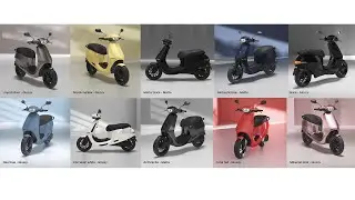 Ola S1 / S1 Pro electric scooter - All Colour Options - Images | AUTOBICS