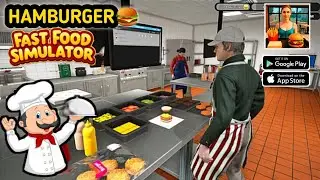 HAMBURGER SIMULATOR FOOD (New Fast Food Simulator)🍔 - Android Gameplay 2025