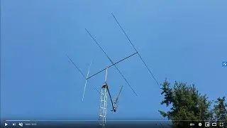 New CB Radio Beam Antenna, 5 Element Long John replaces old MACO Comet