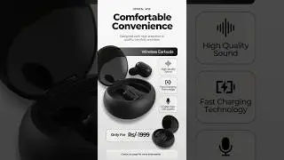 Crystal Vox Earbuds: Premium sound, fast charging only Rs. 1999! #TechDeals #Crystalvox 🎧🔥