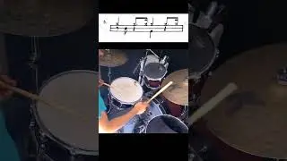 Beginning Jazz Drumming  - Kick & Snare Comping - Exercise 5 #drumexercise #jazzdrums #drummer