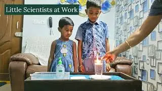 Kidz Science - Experiment 12 (Sanitizer +🔥Fire) WARNING: Hand Sanitizer Fire Hazard! 🔥🔬 Fun Science!