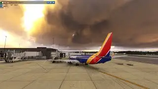 MSFS 2024. PMDG 737-800. KBWI(Baltimore/Washington Airport) - KCRW(West Virginia Yeager Airport)