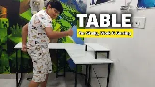 Study Table From Amazon Review | Table For Study, Work & Gaming 
