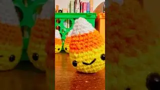 Candy Corn Crochet Plushies