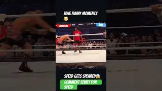 SPEED GETS SPEARED WWE FUNNY MOMENTS 😂 #royalrumble #wweonnetflix #ishowspeed #wwe #funny #fypviral