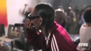 Snoop Dogg Freestyle at HVW8's Wonder What It Do video shoot with J-1 (Master Blazter)