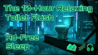 The 10 Hour Toilet Flush for Sleep and Relaxation -Ad Free