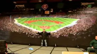 Giant Baseball Backdrop