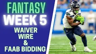 Week 6 Waiver Wire for Fantasy Football & How much FAAB do we spend on Walker?