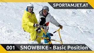 Skischule - Flachau - Snowbike - Basic Position - Sport am Jet