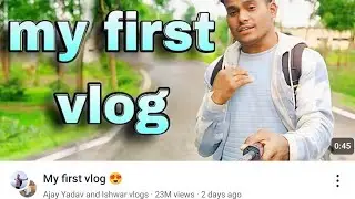 My first vloag choti si suruat kar rah he to please support 🥺 funny video short yt 🙏🎉💯🏏