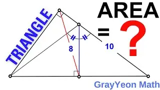 Find the area of the largest triangle #importantgeometryskillsexplained #geometryskills #mathpuzzles