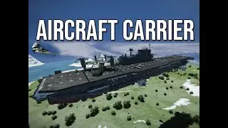 Space Engineers - Aircraft Carrier USS Enterprise CV-6