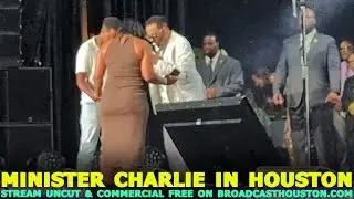 CHARLIE WILSON MARRIES NEWLY ENAGAED COUPLE & PRAYS FOR THEM in HOUSTON (I'm Not a Preacher)