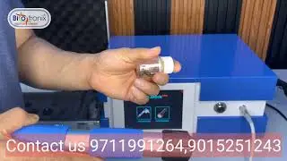 A device for physiotherapy using pneumatic shockwave therapy