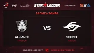 Alliance vs Team Secret game 2 StarSeries XII Finals