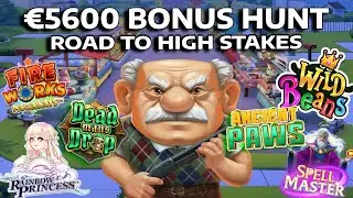 &euro;5600 BONUS HUNT | Road To HIGH STAKES! 🍒🎰