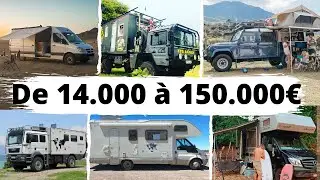 6 YOUTUBEURS presentent LEURS VEHICULES AMENAGES pour voyager CAMPING CAR VAN Camion 4X4 VAN TOUR 2