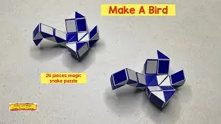 Make A Bird - 24 pieces magic snake puzzle #SnakeLordMagicSnakePuzzleTutorial 