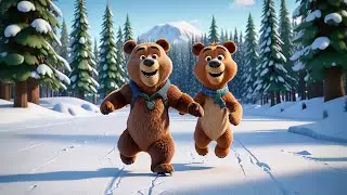 The Bear Who Went Ice Skating + More Nursery Rhymes & Kids Songs