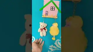 Diy key Holder from icecream stick 🪾💓#viral #shorts #trending #craft #diy #youtubeshorts #handmade