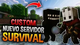 ✨ NUEVO SERVIDOR Survival CUSTOM para MINECRAFT PE 1.21.130 ✅ &iexcl;RANGO GRATIS Y BOSS! (Java & Bedrock)