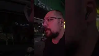 Видео с iPhone ночью на основную камеру и на Blackmagic Cam в ProRes #3 фронталка