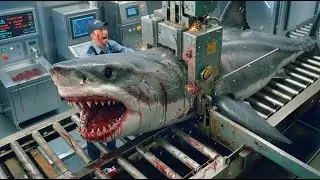 Inside the Shark -Leather Factory | From Raw Hide to High-End Luxury Leather (Full Process)