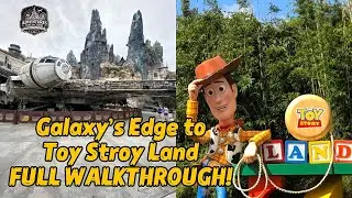 Hollywood Studios | Galaxy's Edge |Toy Story Land Walk through