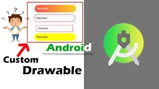 How to Make Custom Drawable in Android Studio | Stroke, Corner, Solid, Gradient in Android Studio #5