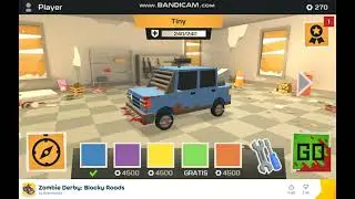 zombie derby blocky road gameplay