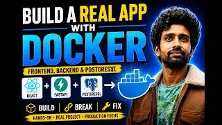 Learn Docker by Building a Real App (React, FastAPI & PostgreSQL)