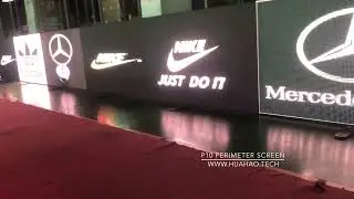 P10 Outdoor LED Screen, Stadium Perimeter Advertising, Waterproof IP67, Anti-collision.