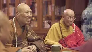 禮請果清長老與參訪團比丘座談交流（一）