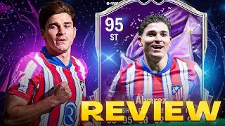 🔥 95 Rated &Aacute;lvarez ST Card REVIEW! Is He BROKEN in FC 25?! 🔥 | Ultimate Team Monster Test!
