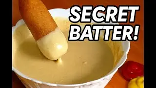 The Perfect Corn Dog Dipping Batter | Crispy & Fluffy Every Time