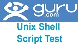 Guru Unix Shell Script Exam Answers